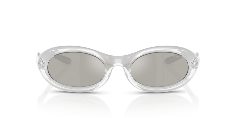 Diesel DL3011U in Metallic Crystal / Light Grey Mirror Silver (20296G) - Back View