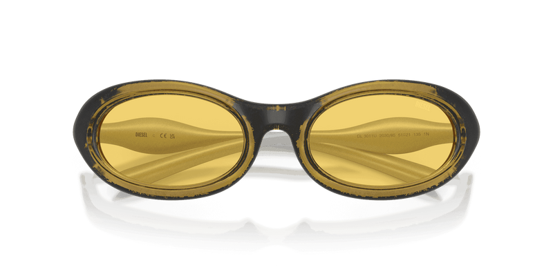 Diesel DL3011U in Yellow Metallic / Yellow (203085) - Alternate View