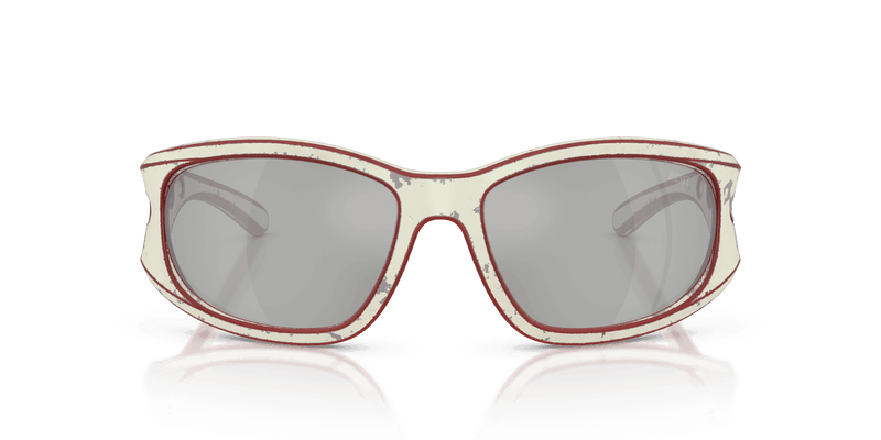 Diesel DL3012U in White/Red / Mirror Silver (20108V) - Alternate View