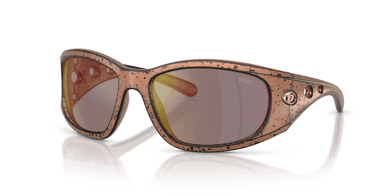 Diesel DL3012U in Bronze/Black / Grey Mirror Rose Gold (20114Z) - Alternate View