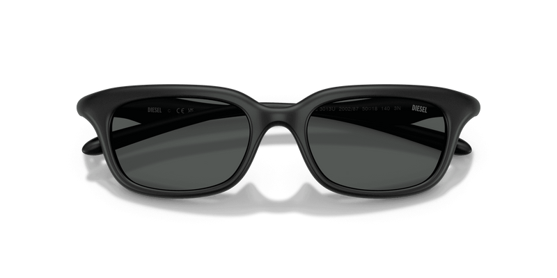 Diesel DL3013U in Matte Black / Dark Grey (200287) - Side View