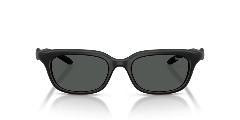 Diesel DL3013U in Matte Black / Dark Grey (200287) - Back View