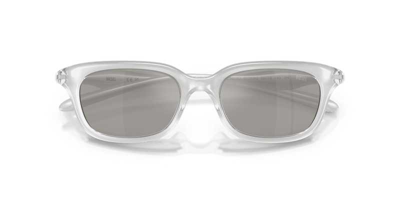 Diesel DL3013U in Metallic Crystal / Light Grey Mirror Silver (20296G) - Alternate View