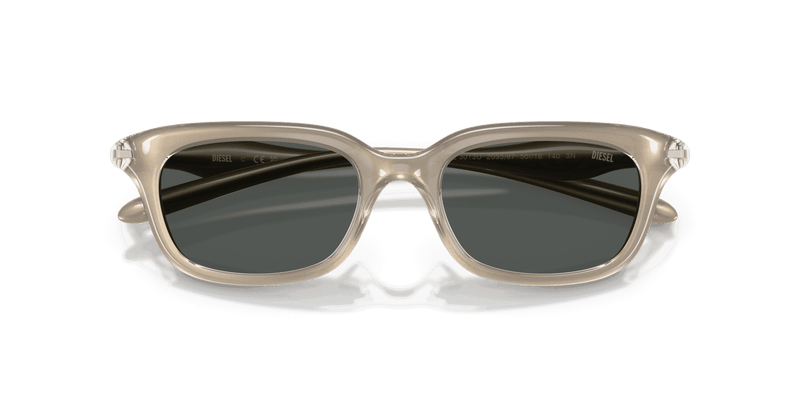 Diesel DL3013U in Crystal/Green / Dark Grey (203587) - Alternate View