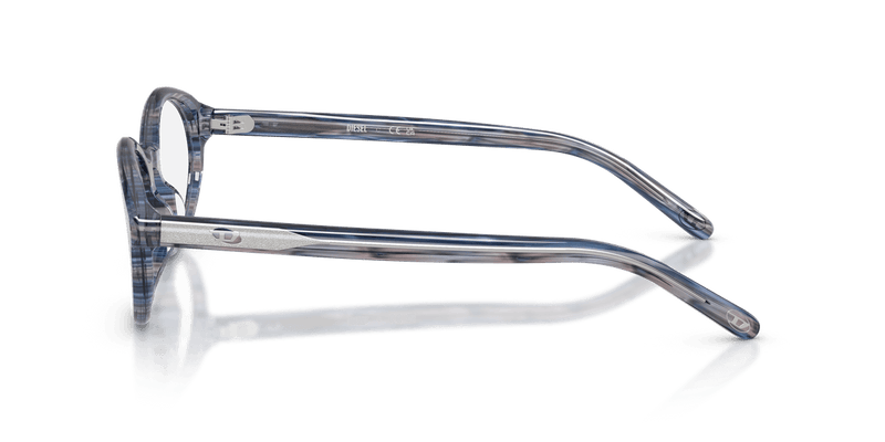 Diesel DL4015U in Striated Blue / Demo Lens - Alternate View