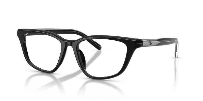 Diesel DL4016U in Solid Black / Demo Lens - Front View