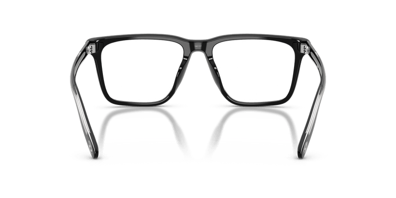 Diesel DL4018U in Solid Black / Demo Lens - Back View