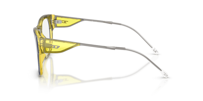 Diesel DL4019U in Trilayer Metal Yellow / Demo Lens - Alternate View
