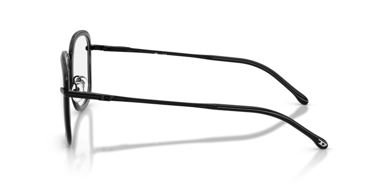 Diesel DL5009 in Shiny Black (1002) - Temple Detail