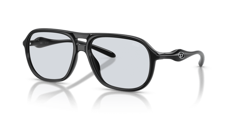 Diesel DL6008U in Black / Light Blue (2062) - Alternate View