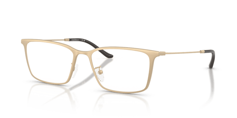 Emporio Armani EA1173D in Matte Brushed Pale Gold / Demo Lens - Alternate View