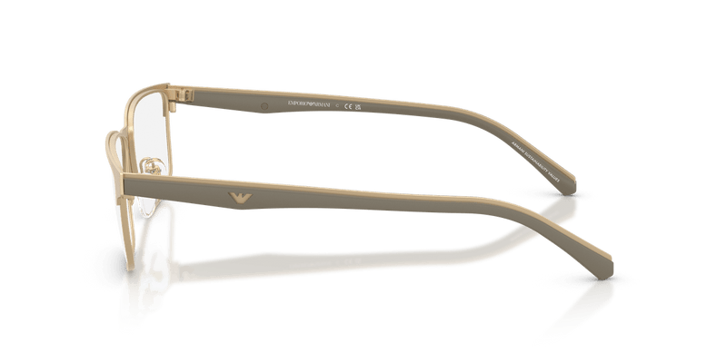 Emporio Armani EA1175 in Matte Pale Gold / Demo Lens - Side View