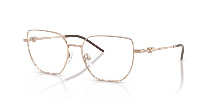 Emporio Armani EA1176 in Shiny Rose Gold / Demo Lens - Front View