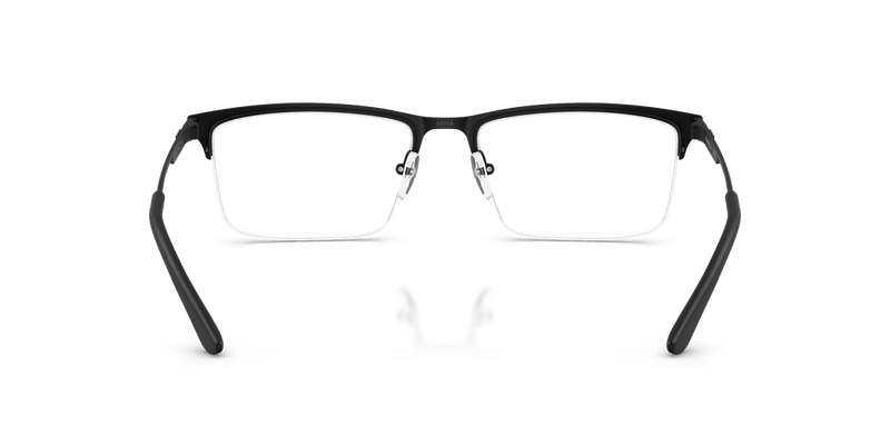 Emporio Armani EA1177 in Matte Black / Demo Lens - Back View