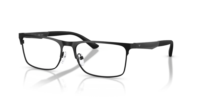 Emporio Armani EA1183 in Matte Black / Demo Lens (3001) - Front View