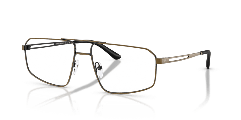 Emporio Armani EA1184 in Brushed Antique Gold / Demo Lens - Alternate View