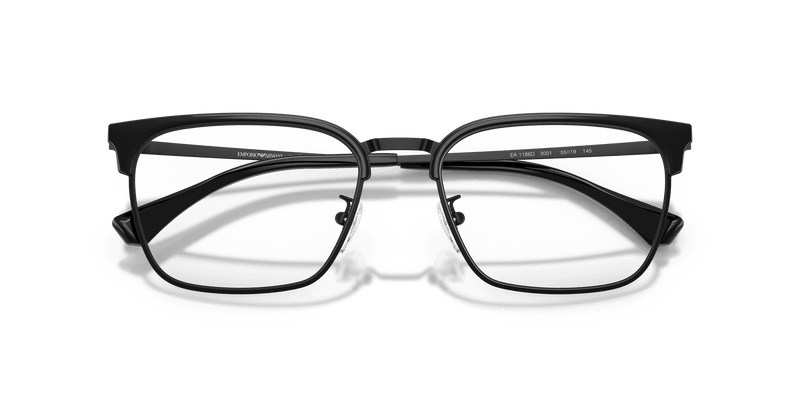 Emporio Armani EA1186D in Matte Black (3001) - Side View