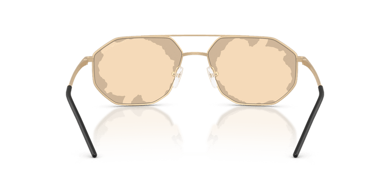 Emporio Armani EA2147 in Matte Pale Gold / Brown Mirror Gold (30027L) - Alternate View
