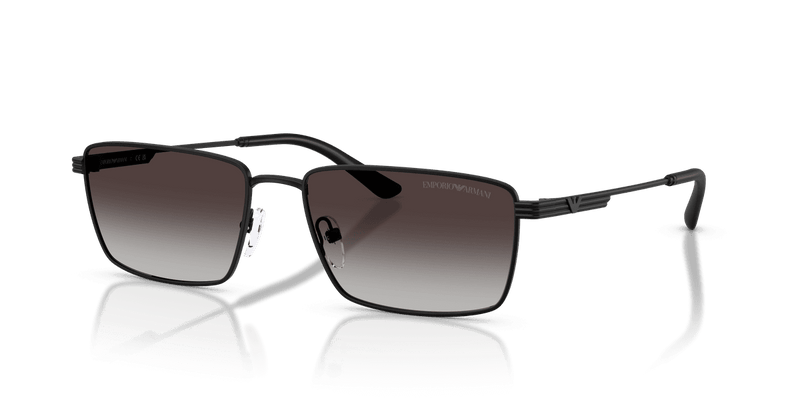 Emporio Armani EA2169 in Matte Black / Grey Gradient (30018G) - Front View