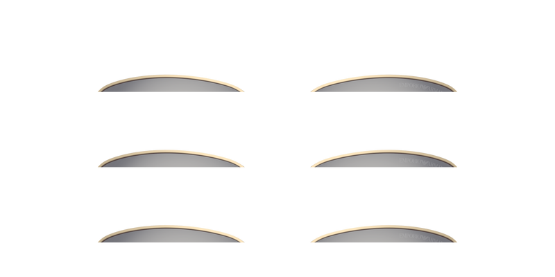 Emporio Armani EA2170 in Shiny Pale Gold / Grey Gradient Black (30138G) - Alternate View