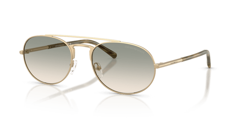 Emporio Armani EA2171 in Matte Pale Gold / Brown Gradient Green (30022C) - Alternate View