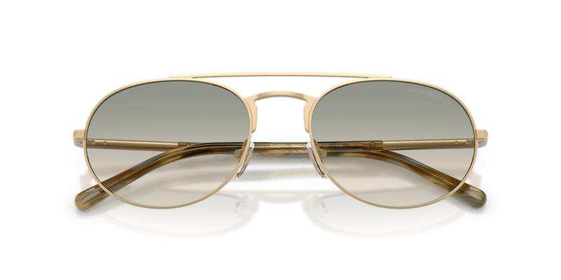 Emporio Armani EA2171 in Matte Pale Gold / Brown Gradient Green (30022C) - Alternate View