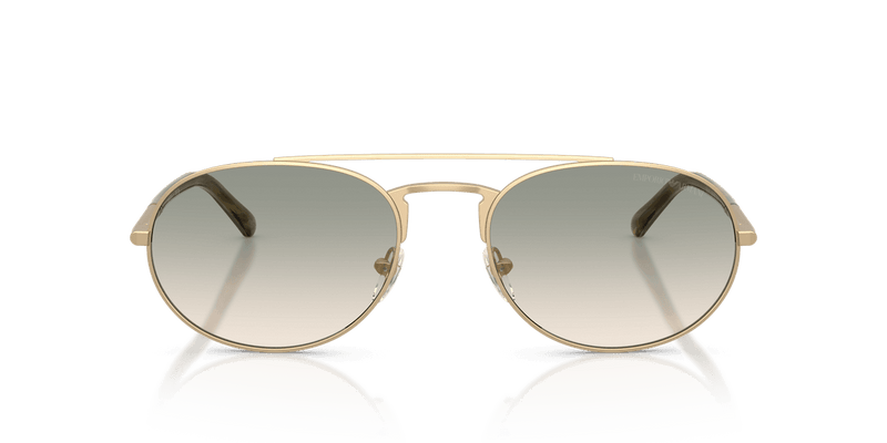 Emporio Armani EA2171 in Matte Pale Gold / Brown Gradient Green (30022C) - Alternate View