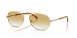 Matte Pale Gold / Clear Gradient Yellow (30022Q)