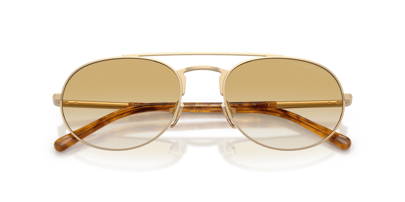 Emporio Armani EA2171 in Matte Pale Gold / Clear Gradient Yellow (30022Q) - Alternate View