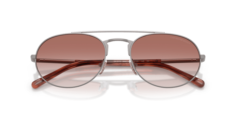 Emporio Armani EA2171 in Matte Gunmetal / Clear Gradient Pink (30038D) - Alternate View