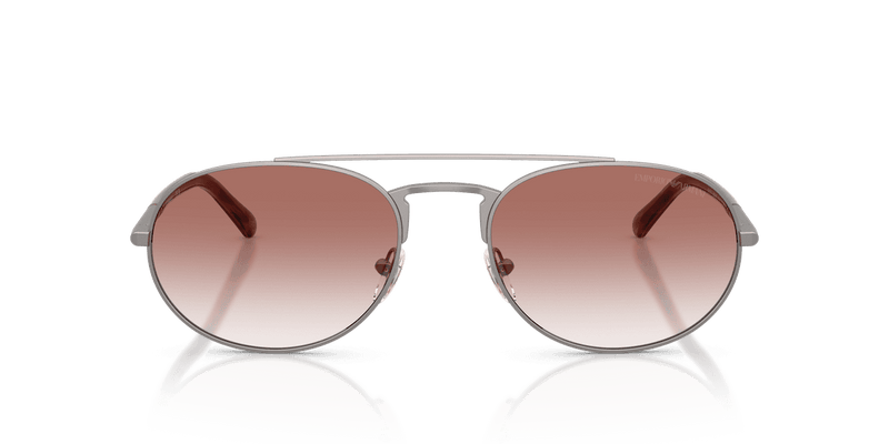 Emporio Armani EA2171 in Matte Gunmetal / Clear Gradient Pink (30038D) - Alternate View