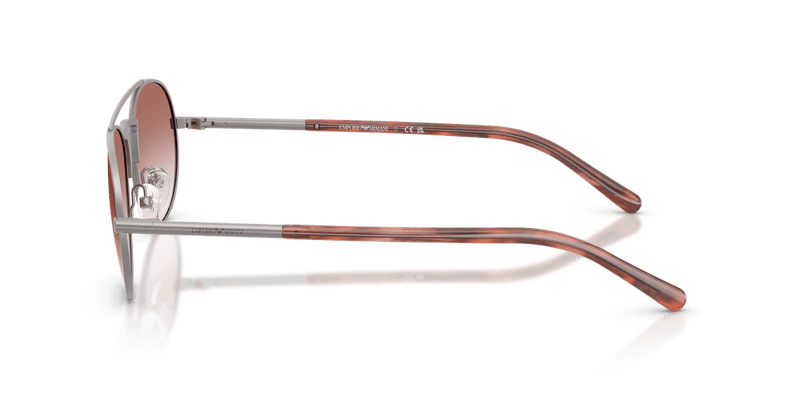 Emporio Armani EA2171 in Matte Gunmetal / Clear Gradient Pink (30038D) - Alternate View