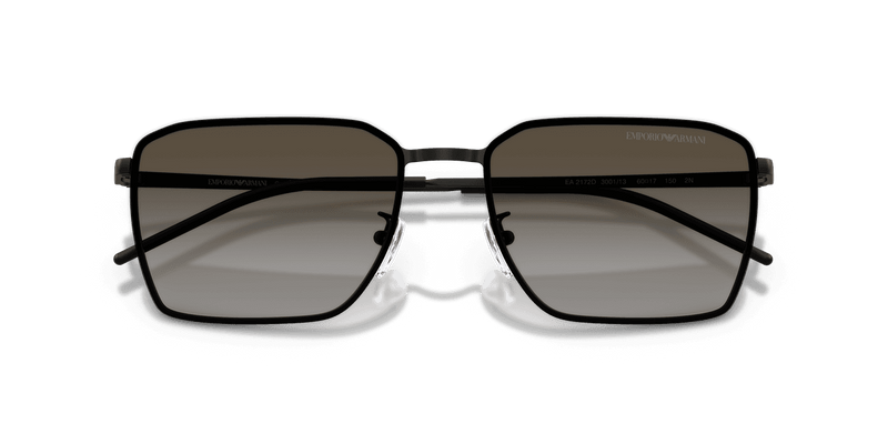 Emporio Armani EA2172D in Matte Black / Grey Gradient Brown (300113) - Side View