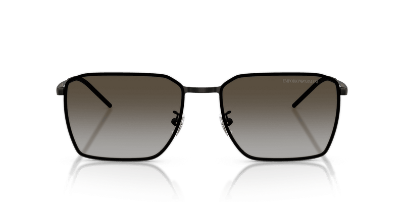 Emporio Armani EA2172D in Matte Black / Grey Gradient Brown (300113) - Back View