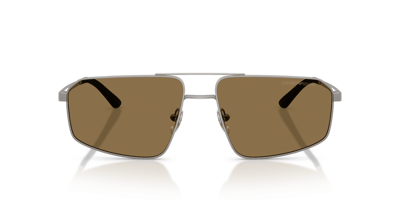 Emporio Armani EA2173 in Brushed Matte Gunmetal / Dark Brown (303273) - Alternate View