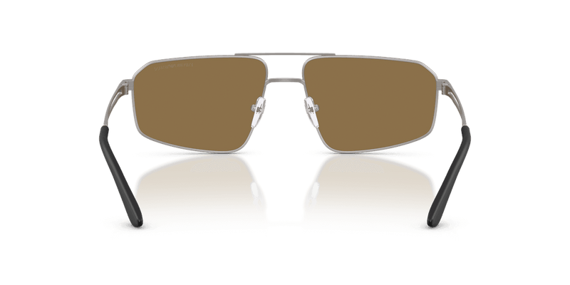 Emporio Armani EA2173 in Brushed Matte Gunmetal / Dark Brown (303273) - Alternate View