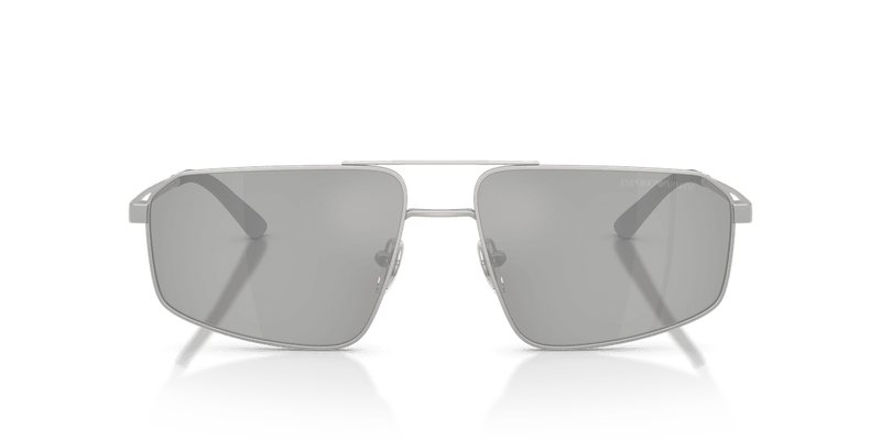 Emporio Armani EA2173 in Matte Silver / Clear Mirror Silver (30458V) - Alternate View