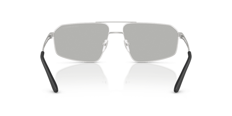 Emporio Armani EA2173 in Matte Silver / Clear Mirror Silver (30458V) - Alternate View