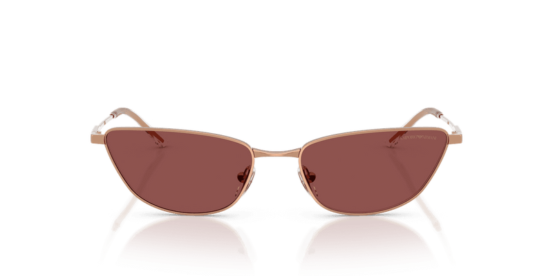 Emporio Armani EA2174B in Shiny Rose Gold / Dark Violet (301175) - Back View