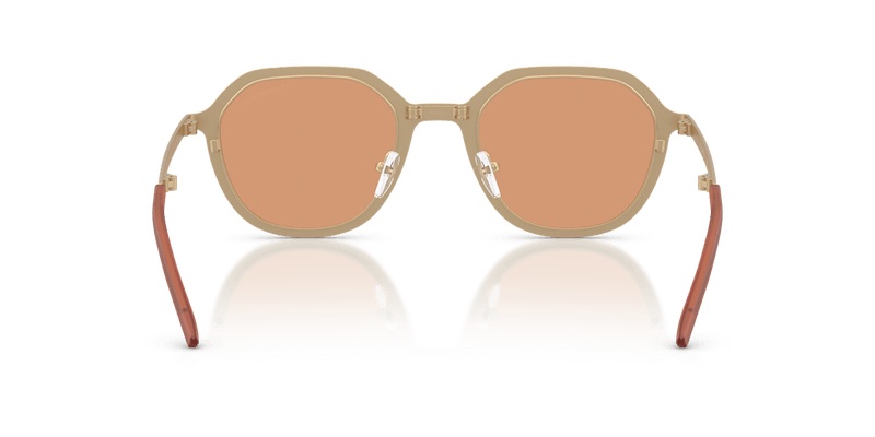 Emporio Armani EA2176 in Matte Pale Gold / Orange - Back View