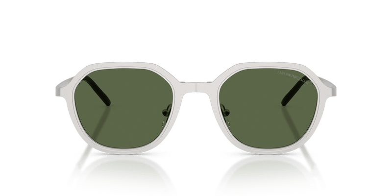 Emporio Armani EA2176 in Matte Silver / Dark Green - Alternate View