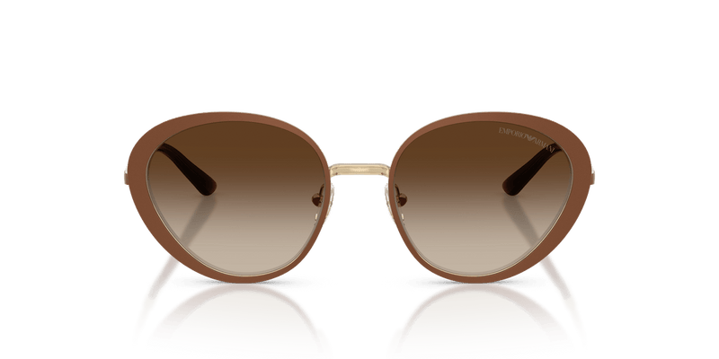 Emporio Armani EA2177 in Matte Brown / Brown Gradient - Temple Detail