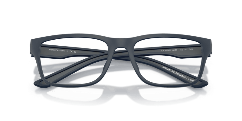 Emporio Armani EA3276U in Rubberized Matte Blue (6185) - Alternate View