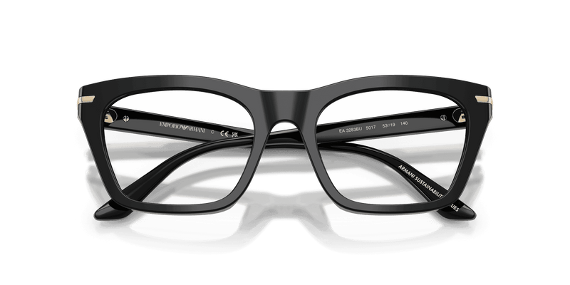 Emporio Armani EA3283BU in Shiny Black (5017) - Alternate View