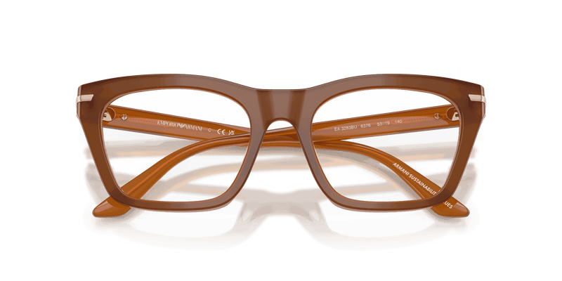 Emporio Armani EA3283BU in Tobacco (6376) - Side View