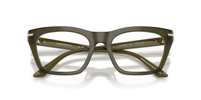 Emporio Armani EA3283BU in Shiny Dark Green (6378) - Alternate View