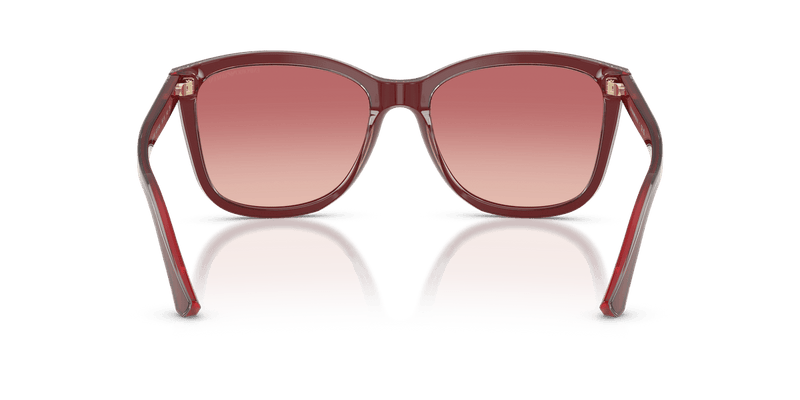 Emporio Armani EA4060 in Shiny Bordeaux / Pink Gradient Red - Back View