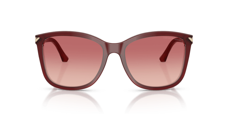 Emporio Armani EA4060 in Shiny Bordeaux / Pink Gradient Red - Temple Detail