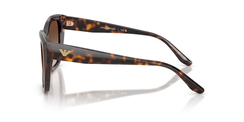 Emporio Armani EA4198 in Shiny Havana / Brown Gradient - Side View