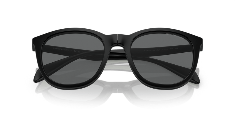 Emporio Armani EA4211 in Matte Black / Clear - Alternate View
